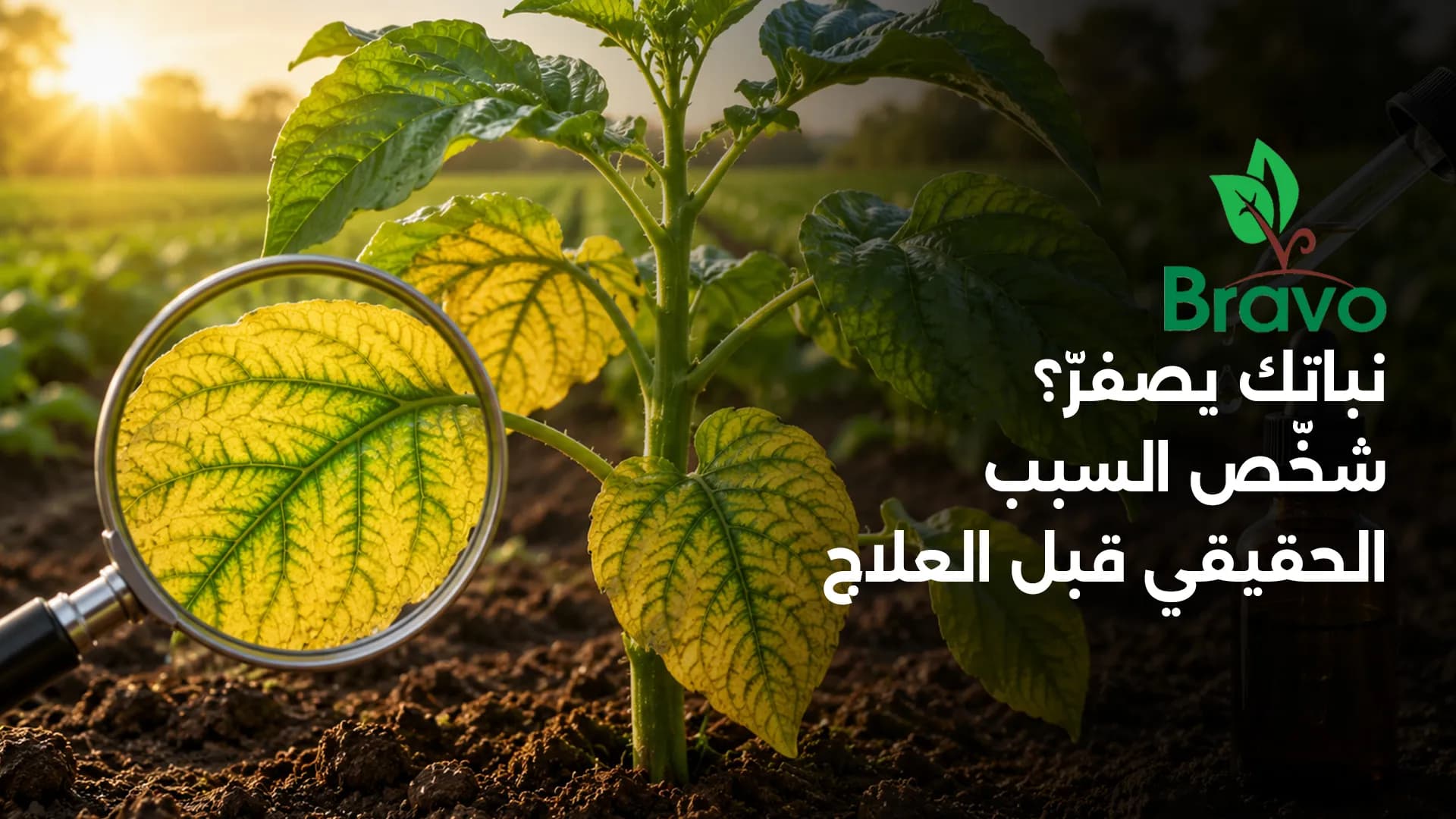 أسباب اصفرار أوراق النبات وعلاجه: دليل التشخيص | برافو