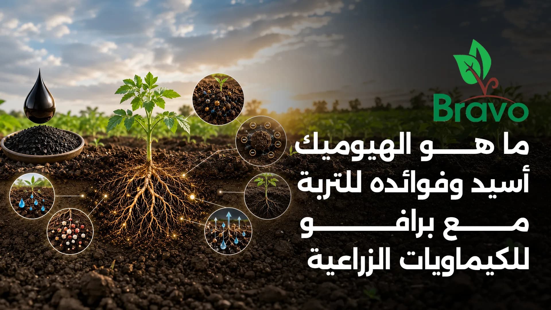 ما هو الهيوميك أسيد وفوائده للتربة؟ الدليل الكامل | برافو