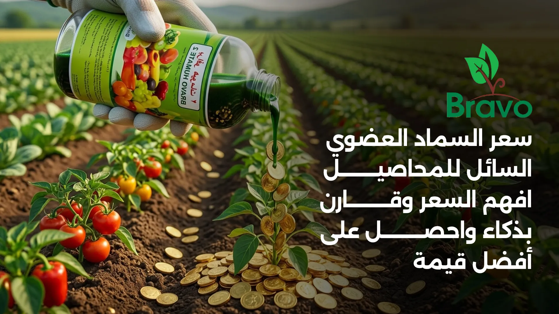 سعر السماد العضوي السائل للمحاصيل من برافو للكيماويات الزراعية