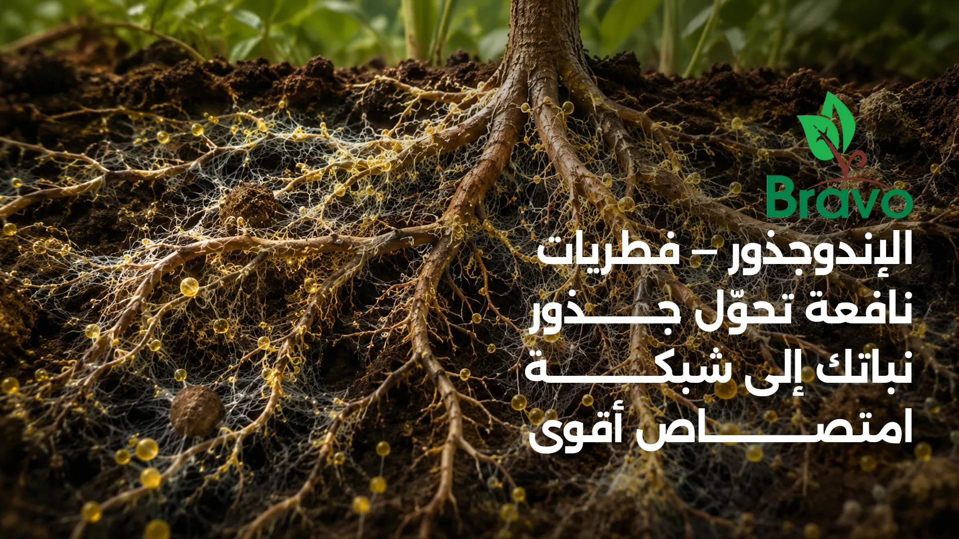 ما هو الإندوجذور وفوائده لجذور النبات مع برافو للكيماويات الزراعية