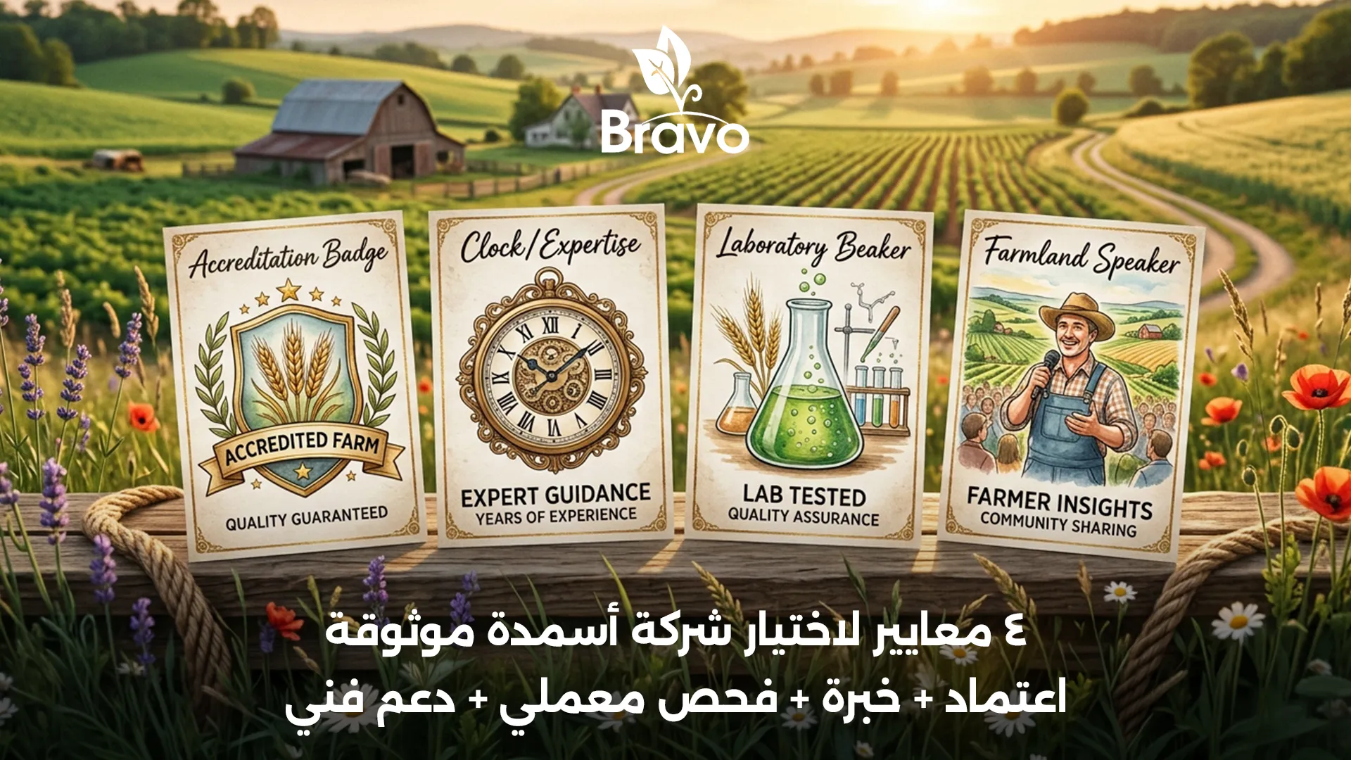 معايير اختيار أفضل شركة أسمدة في مصر: الاعتماد والخبرة والاختبار المعملي والدعم الفني