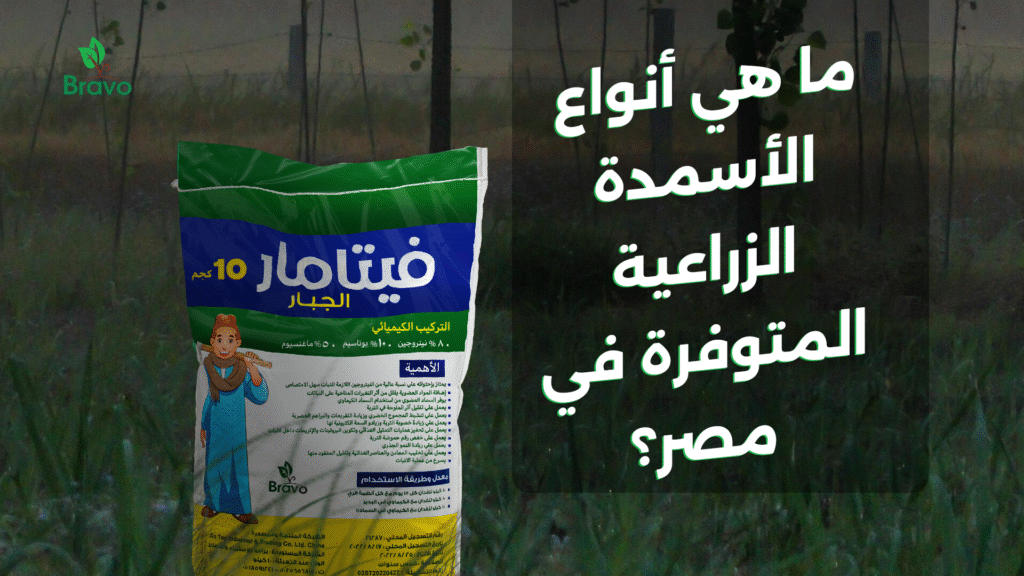 ما هي أنواع الأسمدة الزراعية المتوفرة في مصر؟ 